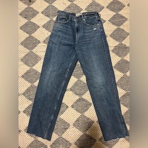Everlane Way High Jean - Distressed - Size 29 long, 29.5” inseam